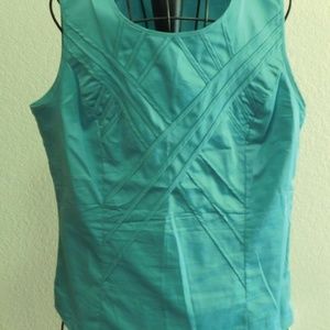 Alex Marie Emerald Green Sleeveless Top Blouse 16